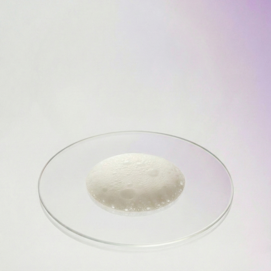 Soap concentrate on a glass dish